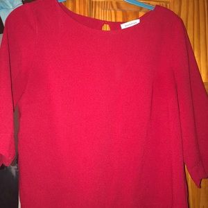 Crimson red blouse